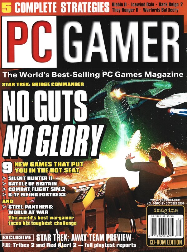 PC Gamer Issue 077 (October 2000) cover